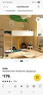 IKEA Kura omkeerbaar bed, Ophalen, 85 tot 100 cm, Gebruikt, Lattenbodem