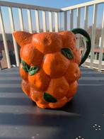 Oranje kan vaas, Ophalen, Aardewerk of Porselein, Oranje, Zo goed als nieuw