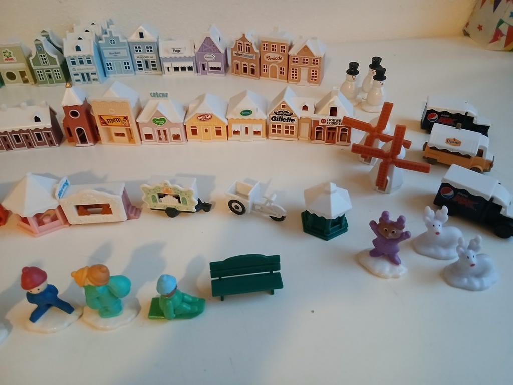 Miniatuur huisjes en accessoires van Albert Heijn inclusief, Ophalen of Verzenden
