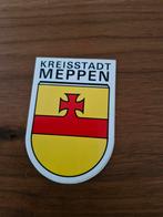 5469 Sticker Embleem Kreisstadt Meppen, Ophalen of Verzenden