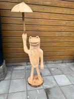 Houten kikker kettingzaag gemaakt uit 1 stuk, Ophalen of Verzenden, Nieuw, Hout