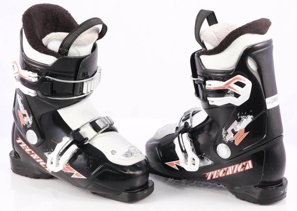 31 32 33 34 EU kinder skischoenen TECNICA JT 2, black/white, Overige merken, Gebruikt, 100 tot 140 cm, Schoenen