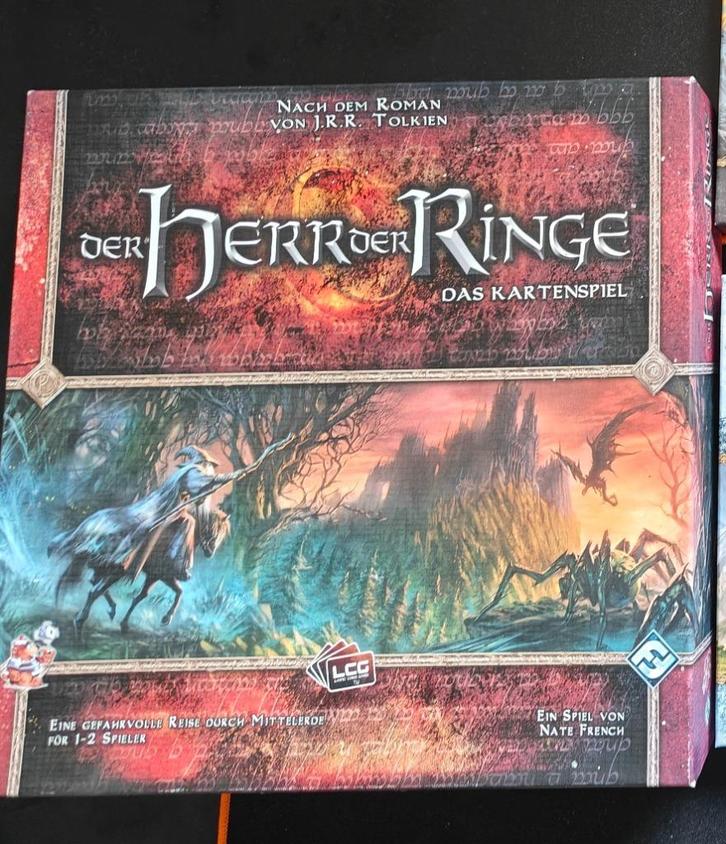 Lord of the Rings LCG - collection (compleet, Duits), Hobby en Vrije tijd, Gezelschapsspellen | Kaartspellen, Zo goed als nieuw
