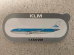 Sticker KLM Airbus A330-200, Ophalen of Verzenden, Nieuw, Overige typen, Overige merken