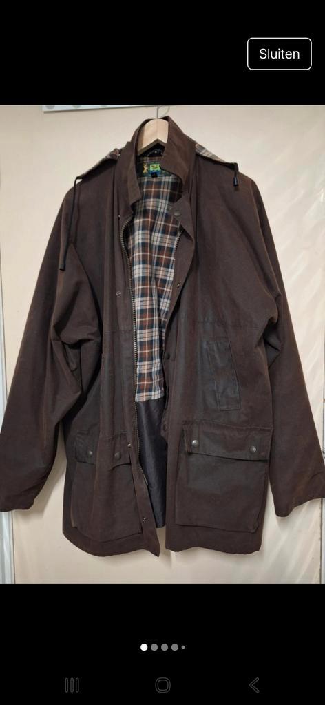 Hunter outdoor jas met afneembare capuchon, Kleding | Heren, Jassen | Zomer, Gedragen, Overige maten, Bruin, Ophalen of Verzenden