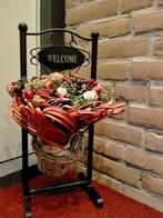 (Voordeur) plantenrekje met WELCOME bordje, Huis en Inrichting, Woonaccessoires | Overige, Ophalen of Verzenden, Zo goed als nieuw