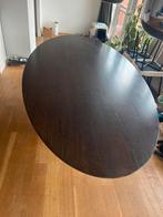 Ovale houten eettafel voor 5+ personen, Huis en Inrichting, Ophalen, Gebruikt, 100 tot 150 cm, Eikenhout