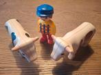 Playmobil 1-2-3 tractor met aanhanger, Ophalen of Verzenden, Zo goed als nieuw