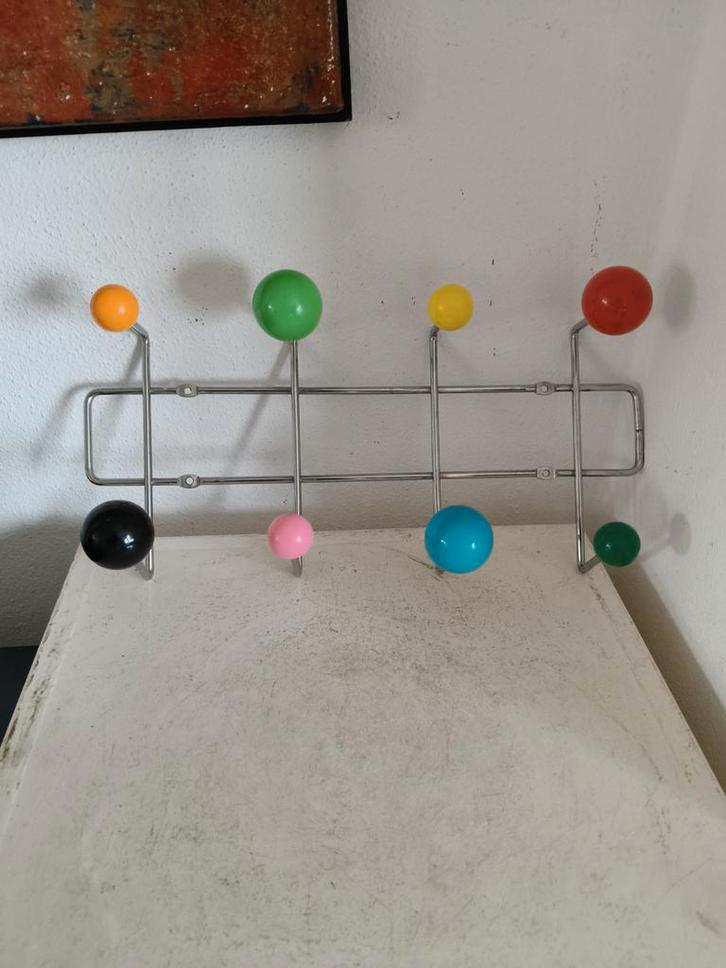 2352 Retro Spoetnik Atomic Wandkapstok, Huis en Inrichting, Woonaccessoires | Kapstokken, Gebruikt, Wandkapstok, Minder dan 100 cm