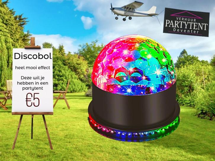 Verhuur discobol perfecte toevoeging voor dansvloer, Hobby en Vrije tijd, Feestartikelen | Verhuur, Nieuw, Ophalen
