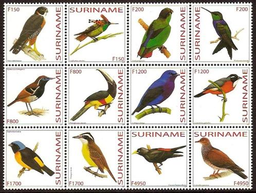 Suriname 1181/92 postfris Vogels 2003, Postzegels en Munten, Postzegels | Suriname, Postfris, Ophalen of Verzenden