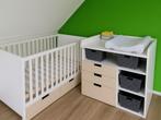 Stuva kinderkamer: ledikant en commode, Kinderen en Baby's, Kinderkamer | Commodes en Kasten, Gebruikt, 50 tot 70 cm, Ophalen of Verzenden