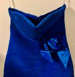Blauwe cocktailjurk Pink Boom Paris - Maat M, Maat 38/40 (M), Blauw, Ophalen of Verzenden, Gedragen