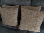 4 nieuwe kussens, Ophalen of Verzenden, Nieuw, Bruin, Vierkant