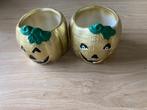 2x waxinelicht houders, Ophalen of Verzenden, Gebruikt, Overige materialen, Minder dan 25 cm