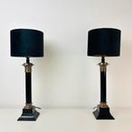 2 stijlvolle empire tafellampen, Ophalen, Zo goed als nieuw, 50 tot 75 cm