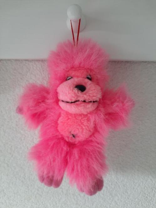 Fluor Roze Knalroze Gorilla Aapje Knuffel met Ophanglusje, Kinderen en Baby's, Speelgoed | Knuffels en Pluche, Gebruikt, Overige typen