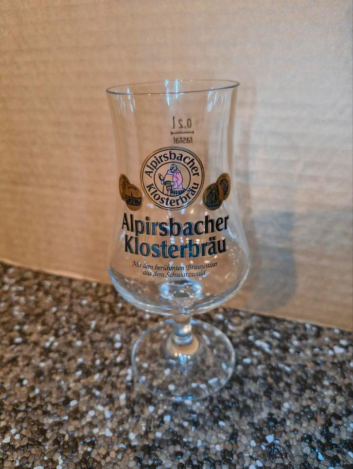 Alpirsbacher Klosterbräu bierglas 0,2, Verzamelen, Biermerken, Zo goed als nieuw, Glas of Glazen, Overige merken, Ophalen of Verzenden