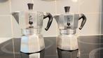 Twee Originele Bialetti Moka Express (3 en 6 kops), Witgoed en Apparatuur, Koffiezetapparaten, Ophalen of Verzenden, Espresso apparaat