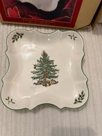 Spode Christmas tree fluted schaal 20 cm nieuw in doos, Ophalen, Keramiek, Nieuw, Schaal of Schalen