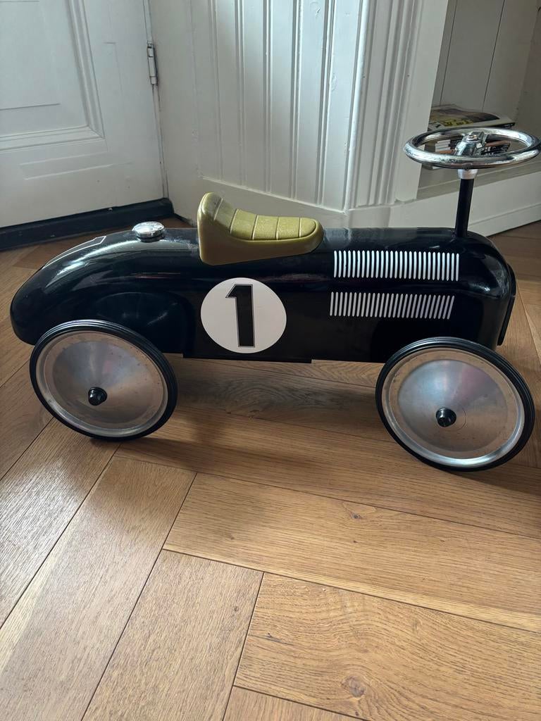 Retro Loopauto - Raceauto Stijl, Ophalen of Verzenden, Gebruikt, Loopvoertuig