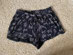 Hunkemoller short zwart- beige met luipaard-palmboom Xs, Hunkemöller, Ophalen of Verzenden, Zo goed als nieuw, Maat 34 (XS) of kleiner