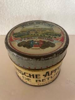 Blikje Rinsche appelsiroop. Mij. De Betuwe 1927, Verzamelen, Merken en Reclamevoorwerpen, Gebruikt, Verpakking, Verzenden