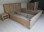 nieuw stevig steigerhout bed, Ophalen of Verzenden, 200 cm, Hout, Nieuw