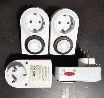 Tijdschakelaars 24uur-max 3500Watt 4stuks Nieuw €7,50 beschikbaar voor biedingen