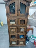 Teakhouten kast, Huis en Inrichting, Kasten | Vitrinekasten, Ophalen, Gebruikt, 50 tot 100 cm, 150 tot 200 cm