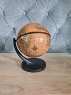 Vintage globe wereldbol, draait om evenaar, Verzenden, Gebruikt
