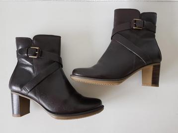 Ecco maat 40 hele donker bruine laarzen boots bijna zwarte beschikbaar voor biedingen