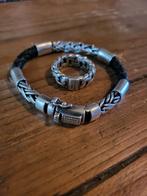 BOEDHA TOO BOEDHA SET RING EN ARMBAND, Ophalen of Verzenden, Zo goed als nieuw, Zilver