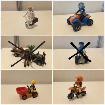 
Playmobil motor, quad, skelter, segway, diverse sets  beschikbaar voor biedingen