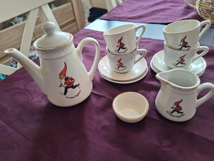 Van Nelle Kinder Serviesje Pimpelmees, Huis en Inrichting, Keuken | Servies, Gebruikt, Compleet servies, Overige stijlen, Aardewerk