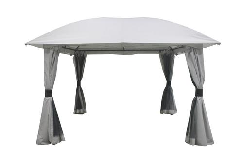 Tuinpaviljoen 3,5x3,5 Stone Grey Lindo, Tuin en Terras, Partytenten, Nieuw, Paviljoen, Minder dan 5 meter, Minder dan 4 meter