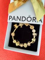 Pandora armband   gouden  Shine bedels  zie foto's, Sieraden, Tassen en Uiterlijk, Nieuw, Goud, Ophalen of Verzenden