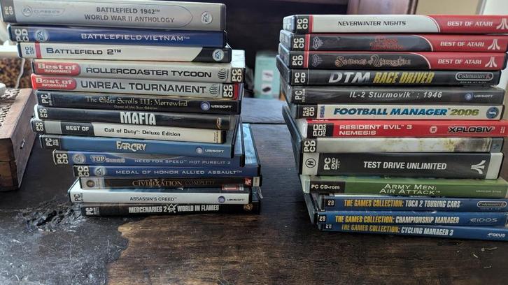 Kleine verzameling PC spellen eind 90-begin 00, Spelcomputers en Games, Games | Pc, Gebruikt, Overige genres, 1 speler, Vanaf 3 jaar