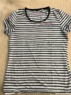 HV-Society gestreepte T-shirt maat S, Maat 38/40 (M), Wit, Ophalen of Verzenden, Zo goed als nieuw