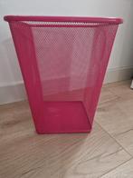 Prullenbak roze, Minder dan 10 liter, Ophalen of Verzenden, Metaal, Minder dan 50 cm