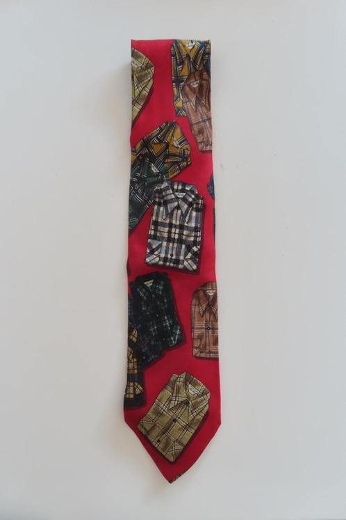 Stropdas Rood Overhemden (3838), Kleding | Heren, Stropdassen, Zo goed als nieuw, Met patroon, Rood, Ophalen of Verzenden