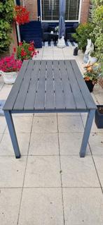 Rechthoekige tuintafel 150x90x75, Tuin en Terras, Tuintafels, Ophalen, Gebruikt, Rechthoekig, Aluminium