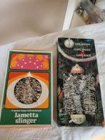2 oude doosjes met lametta slingers, Diversen, Kerst, Ophalen of Verzenden, Nieuw