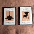 2x IKEA LOMVIKEN fotolijsten zwart 30x21cm met design prints, Huis en Inrichting, Ophalen of Verzenden, Gebruikt, Print, Minder dan 50 cm