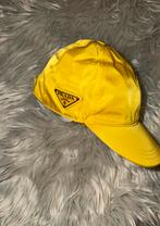 Originele Prada Re-Nylon Logo Cap geel S, Ophalen of Verzenden, Zo goed als nieuw, 57 cm (M, 7⅛ inch) of minder, Pet