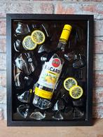 Bacardi Lemon fles verwerkt in een lijst met Epoxy, Antiek en Kunst, Ophalen of Verzenden