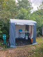 Schuurtent met Geiser & Wastafel - Kampeercomfort, Ophalen of Verzenden, Gebruikt