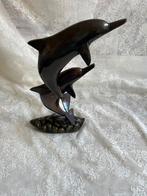 Bronzen dolfijnen sculptuur, Ophalen of Verzenden, Brons