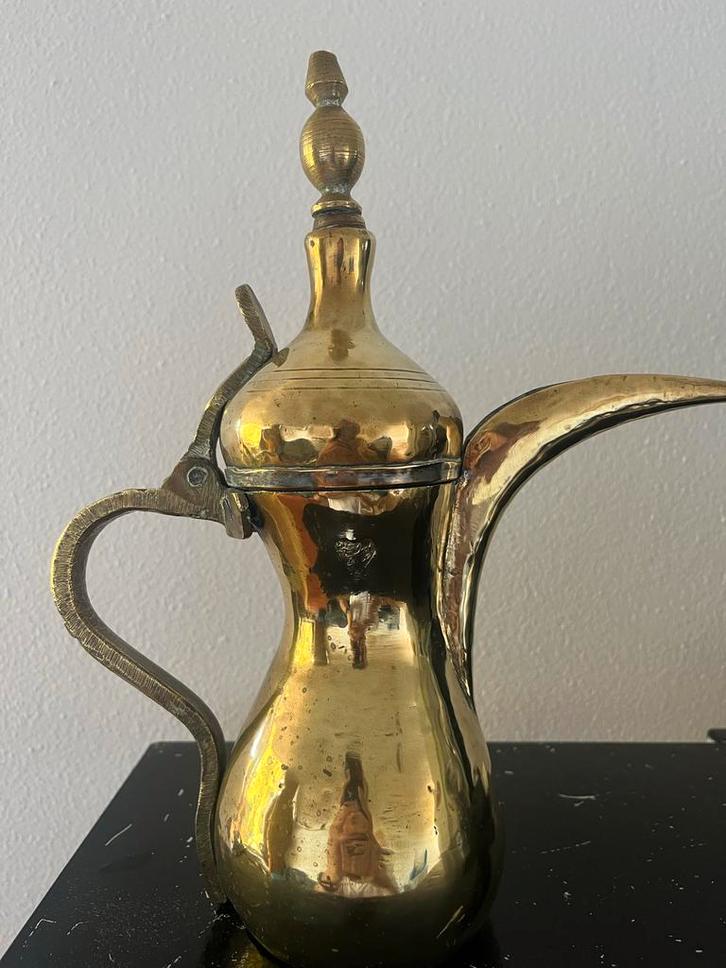 Antieke Koperen Dallah Koffiekan, Antiek en Kunst, Antiek | Woonaccessoires, Ophalen
