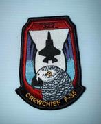 322 Squadron Crewchief F-35 Patch, Verzamelen, Ophalen of Verzenden, Luchtmacht, Nederland, Embleem of Badge